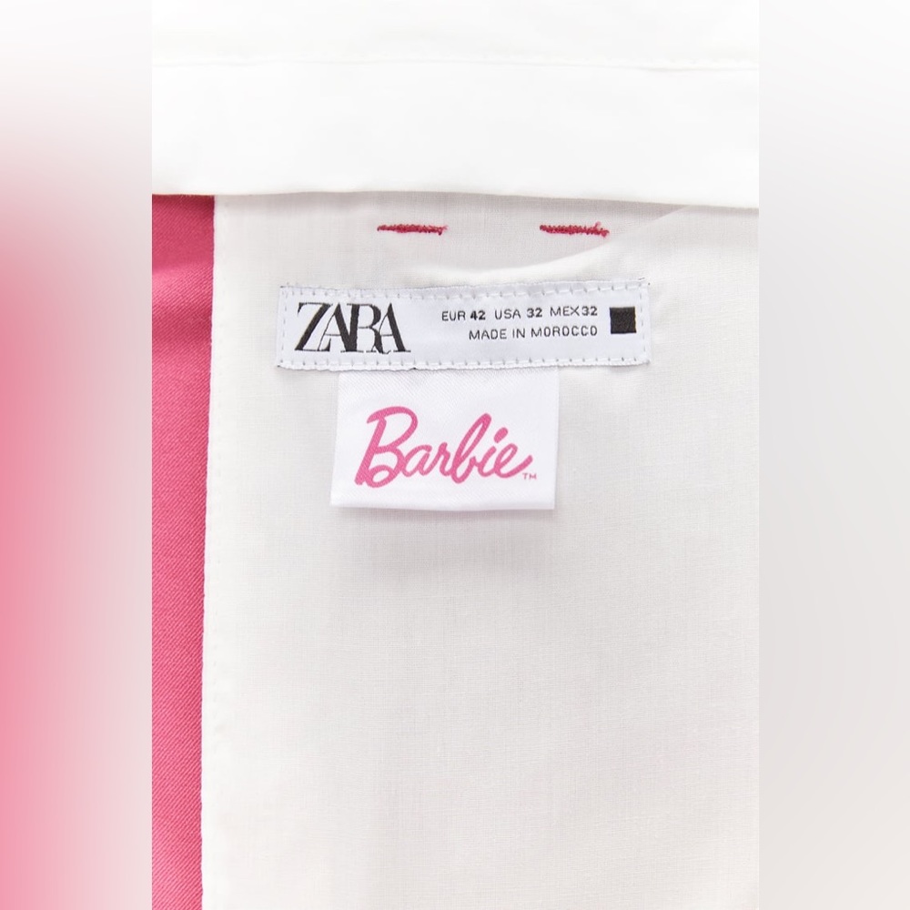 Zara X Barbie Ken Suit Pants Pink - Picture 6 of 7
